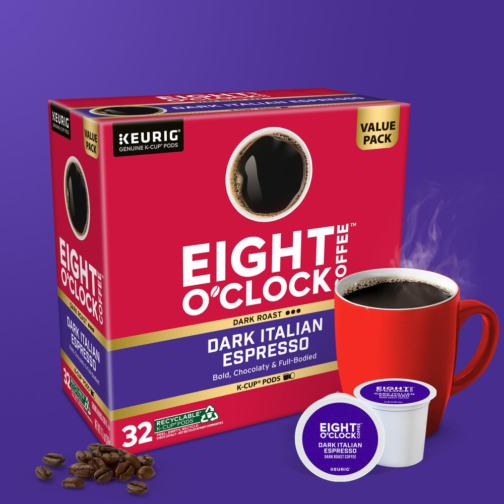 Eight O'Clock Coffee kosher label close-up confirming certification