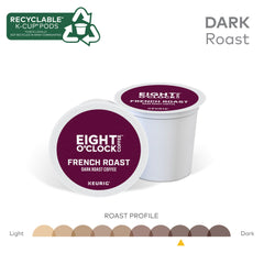 Eight O'Clock Coffee pod brewing in Keurig machine for quick convenience