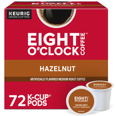 Eight O'Clock Coffee front packaging showing product and convenience