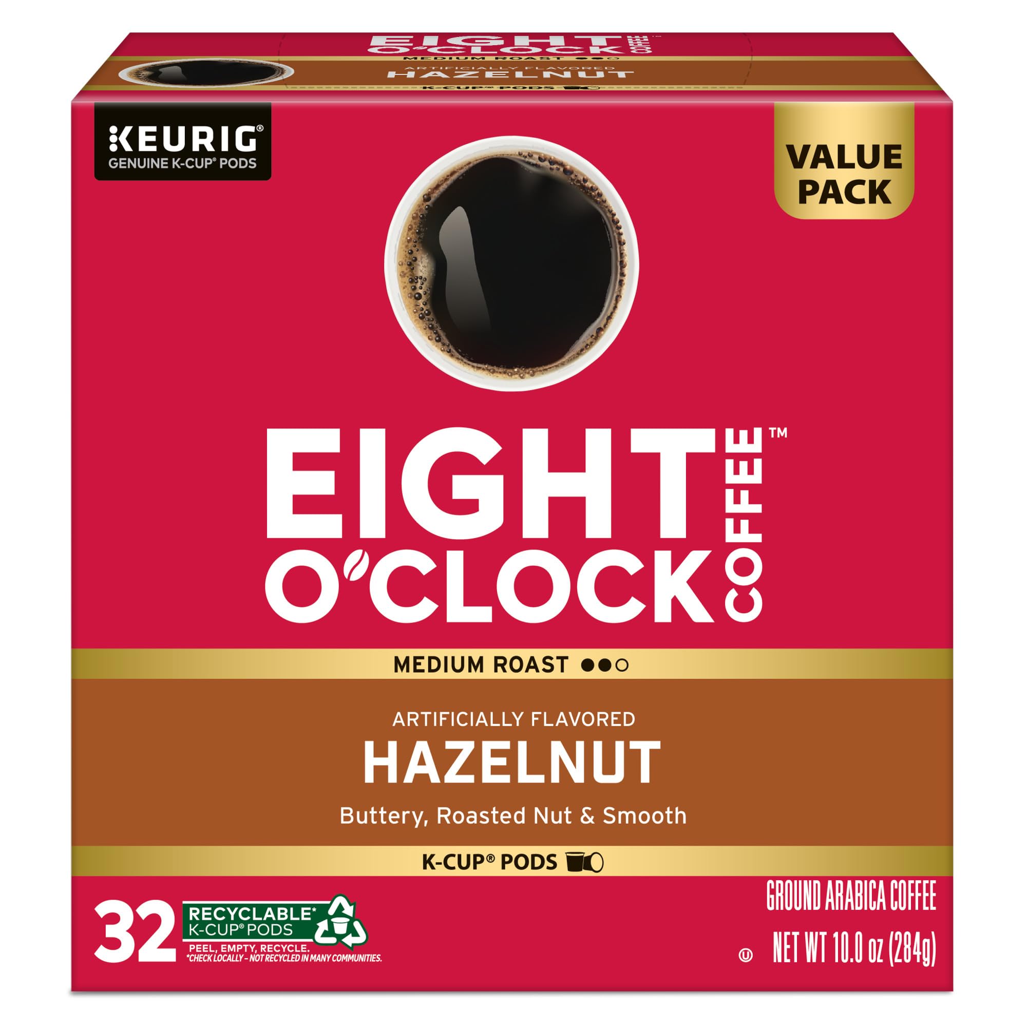 Eight O'Clock Coffee served with milk showing customizable flavor and creaminess