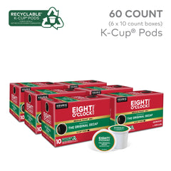 Eight O'Clock single K-Cup pod close-up showing seal and convenience