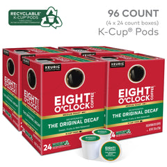 Eight O'Clock single K-Cup top view showing pod design and easy use