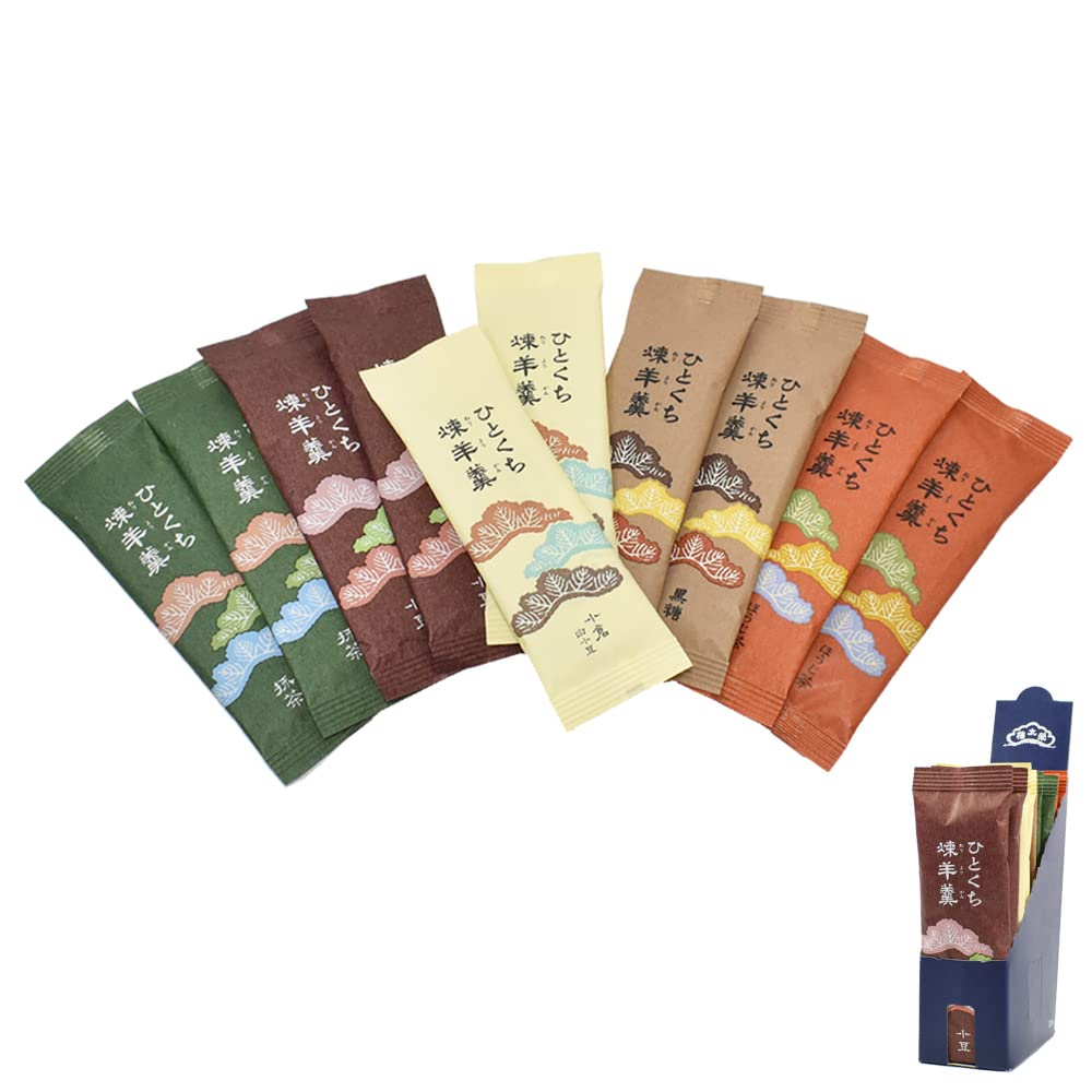 榮太樓總本鋪 individually wrapped yokan piece ready to enjoy and transport