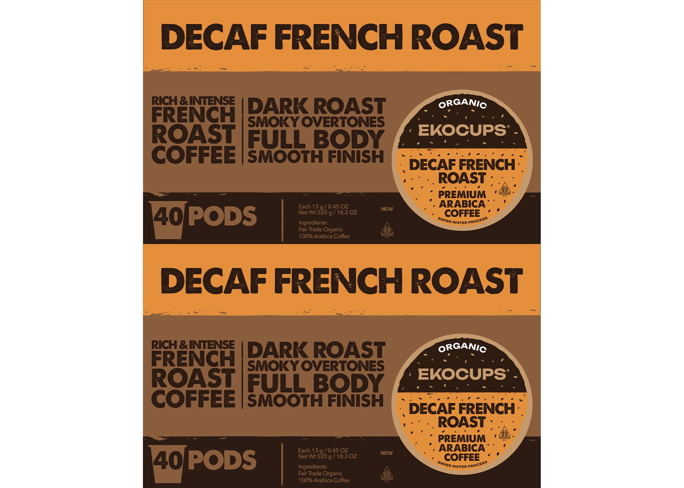 ekocups close-up of pod lid and foil seal, displays freshness protection