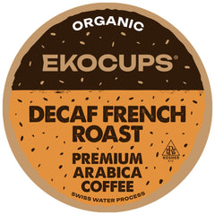 EKOCUPS front packaging 40 count showing product benefits