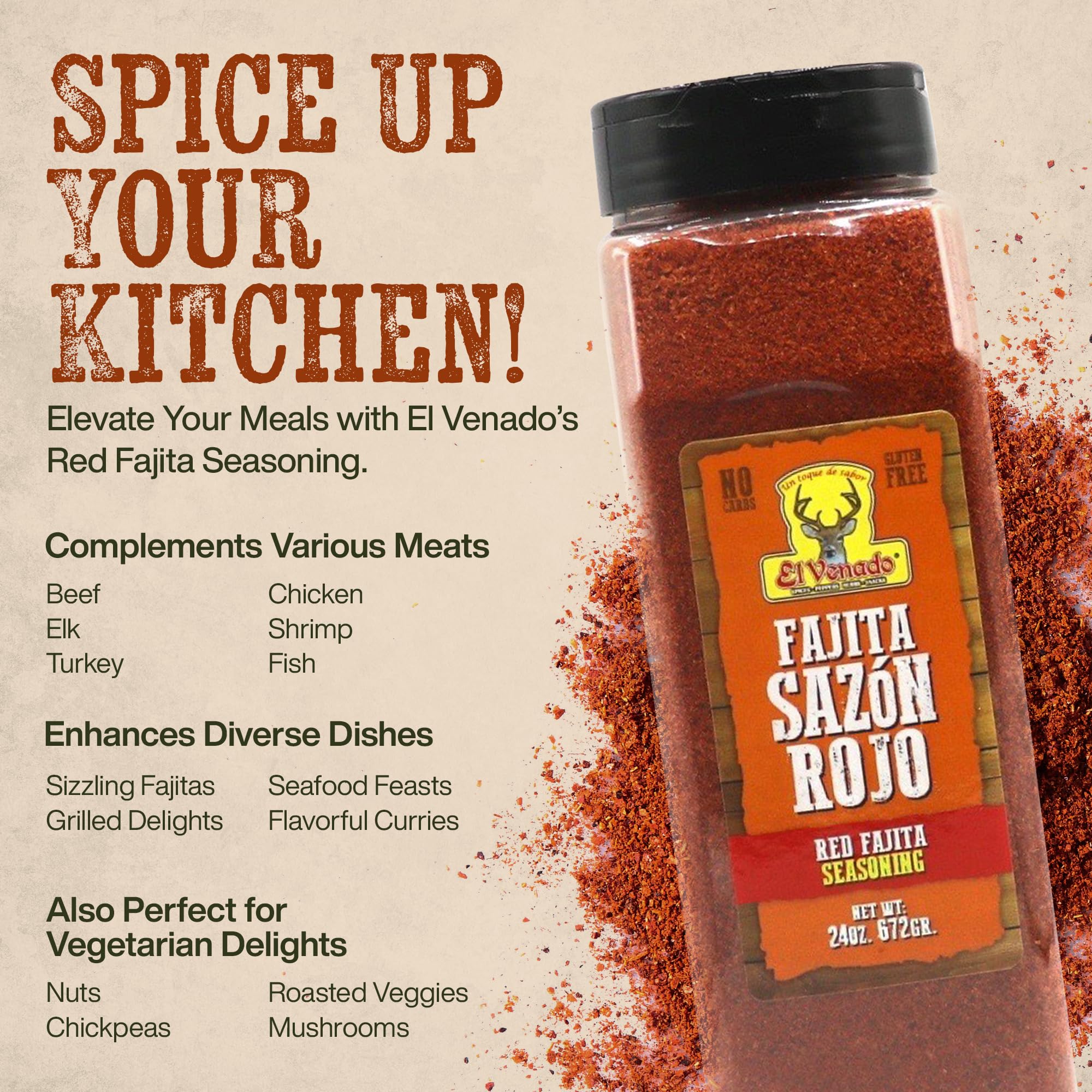 El Venado rub on steak close-up highlights crust formation and savory boost