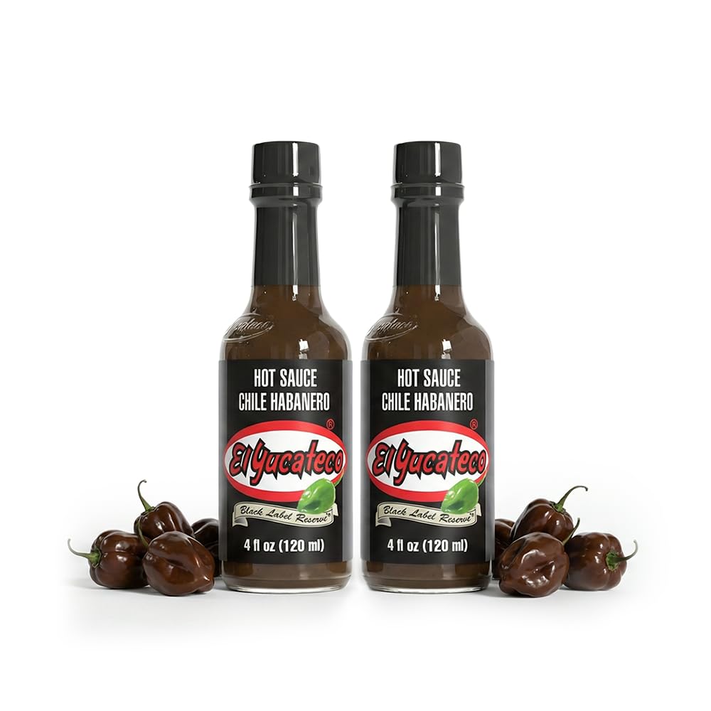 El Yucateco front packaging showing bold black label and smoky habanero appeal