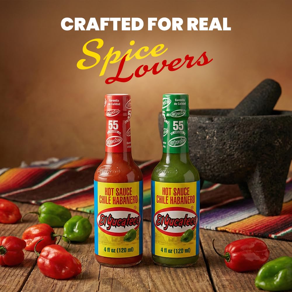 El Yucateco label detail displays ingredient clarity and brand authenticity