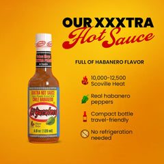 El Yucateco being poured over tacos, demonstrates spicing up meals with concentrated heat