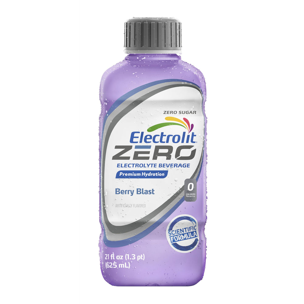 Electrolit label close-up highlighting electrolyte blend and nutrition benefits
