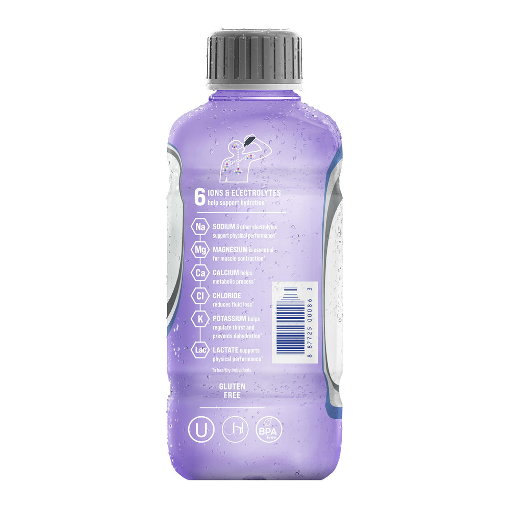Electrolit liquid and bottle texture showing clarity and refreshing appearance