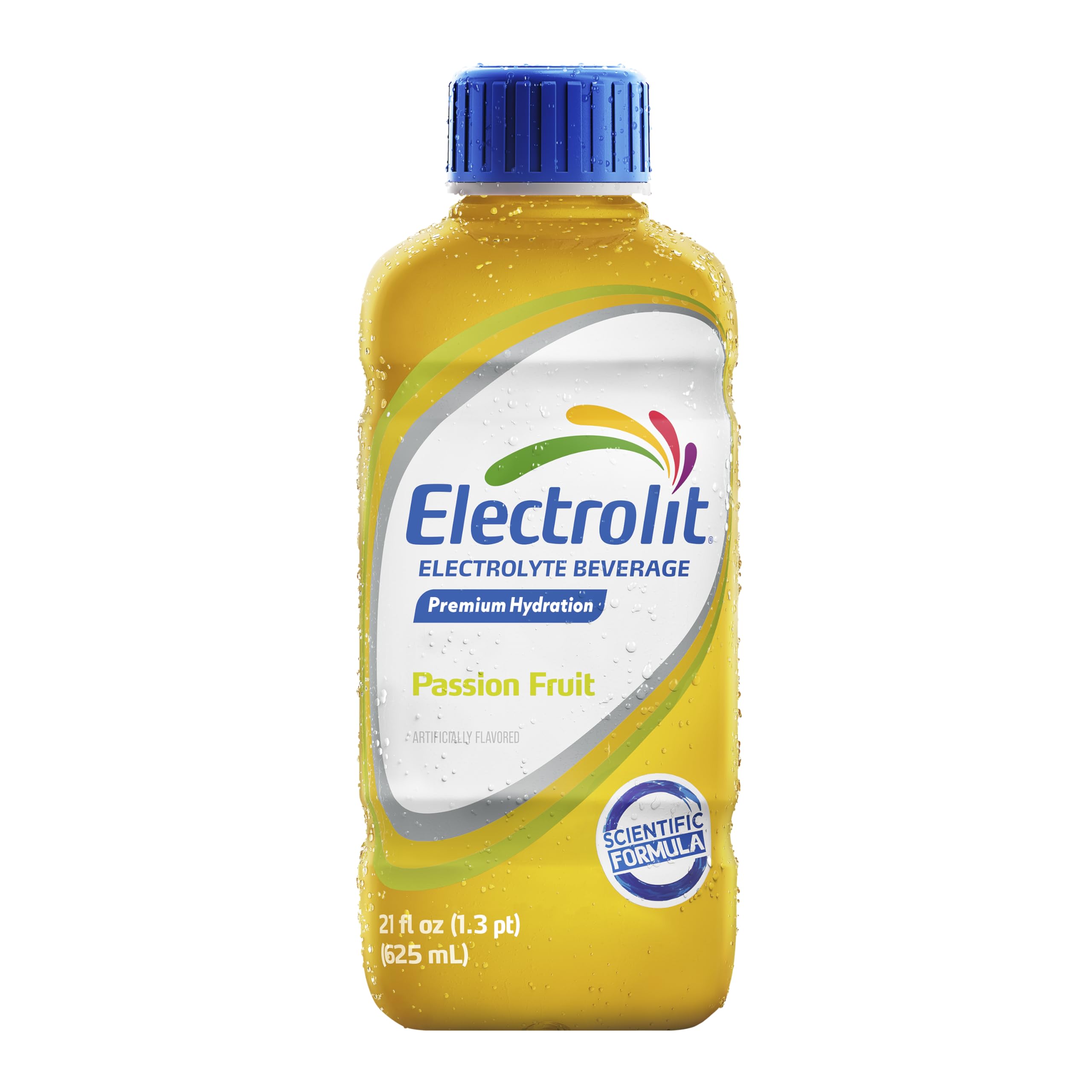 Electrolit close-up label highlighting electrolyte blend for faster fluid absorption