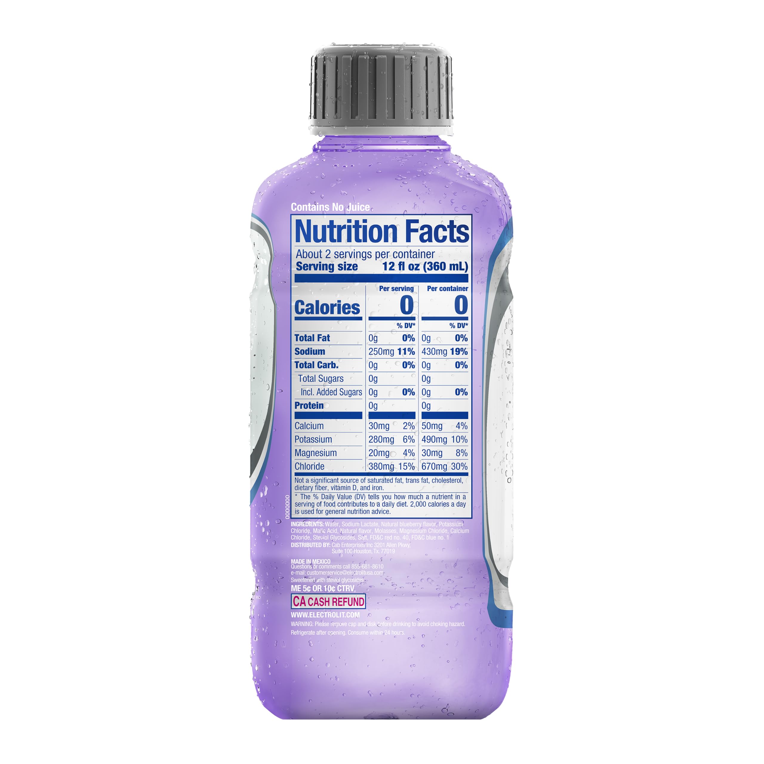 Electrolit bottle cap detail emphasizing resealable convenience for hydration