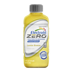 Electrolit label close-up showing ingredient panel and electrolyte balance benefit