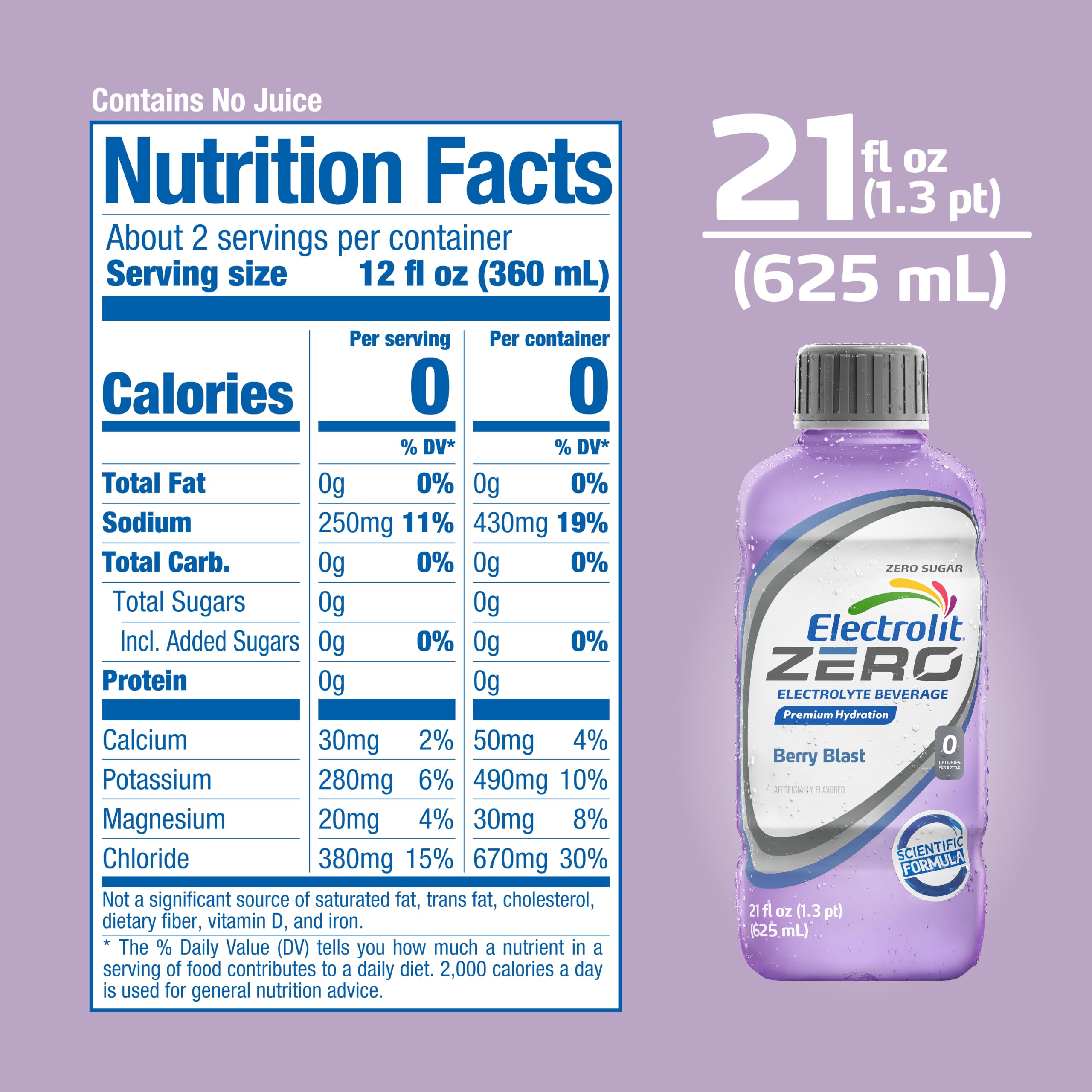 Electrolit 21 fl oz bottle held in hand for size and on-the-go hydration