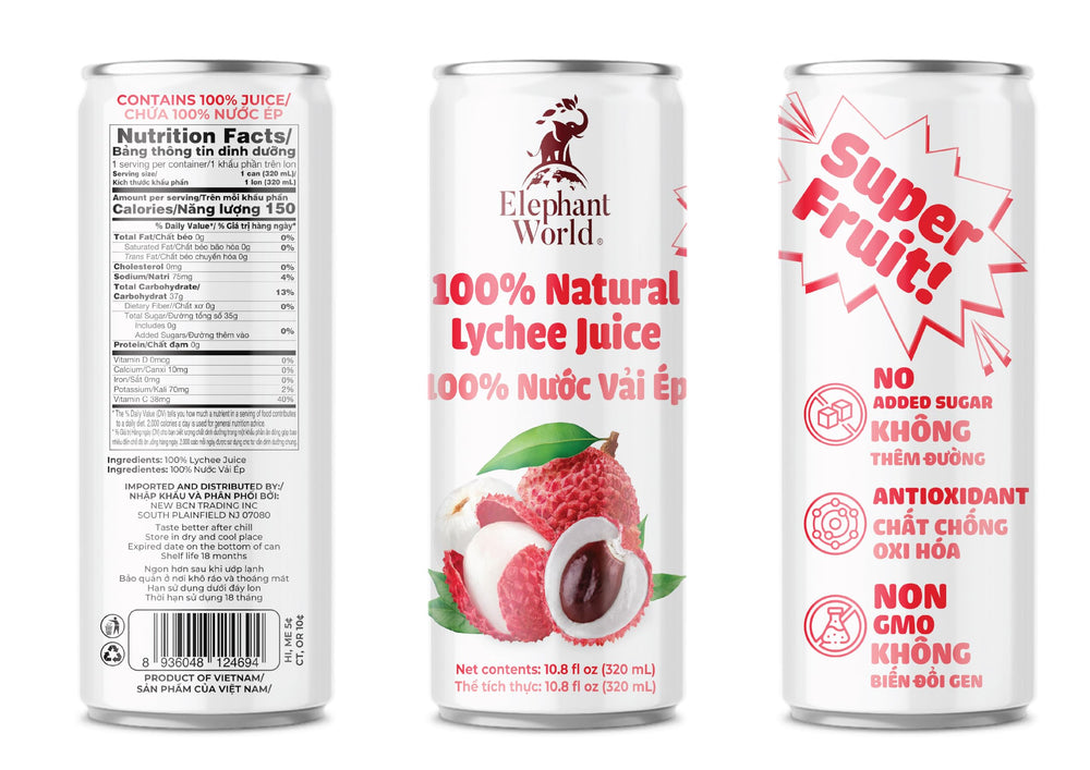 Elephant World pulp texture detail highlighting real fruit pieces and mouthfeel