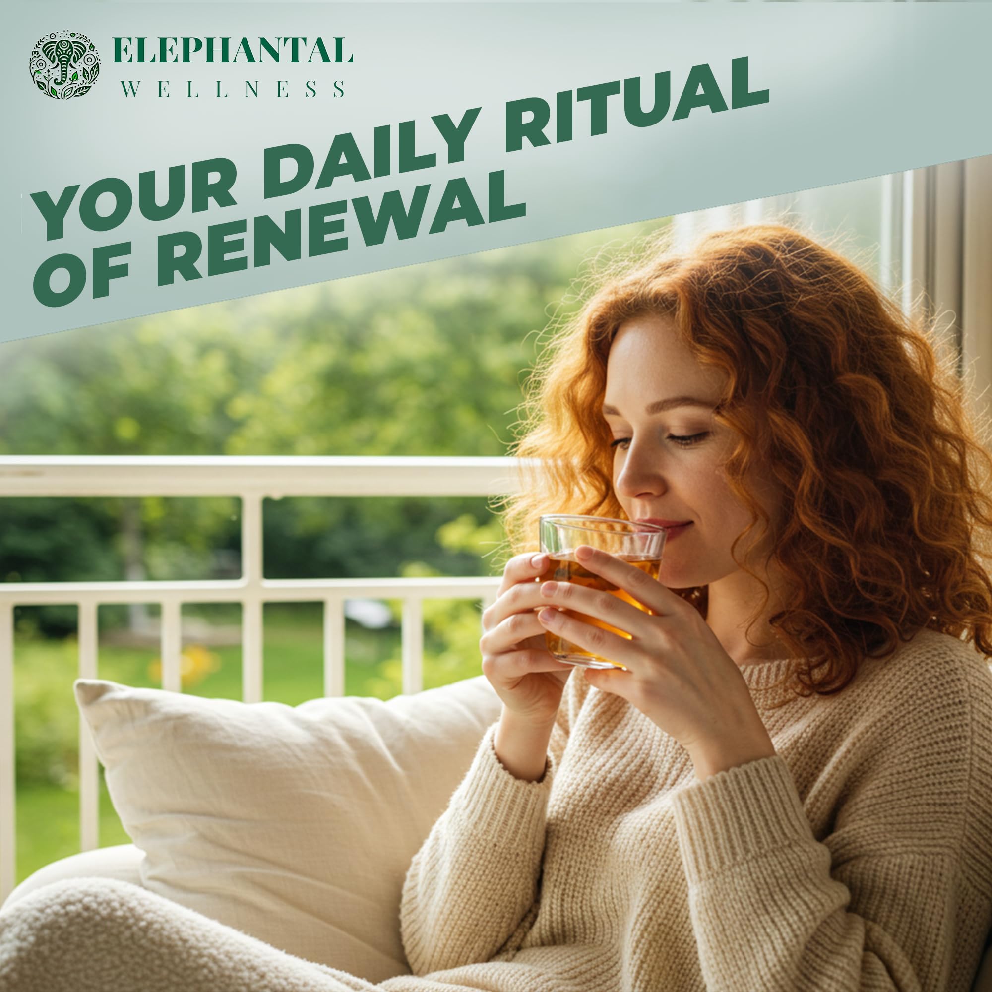 Elephantal Wellness product label close-up highlighting small-batch details