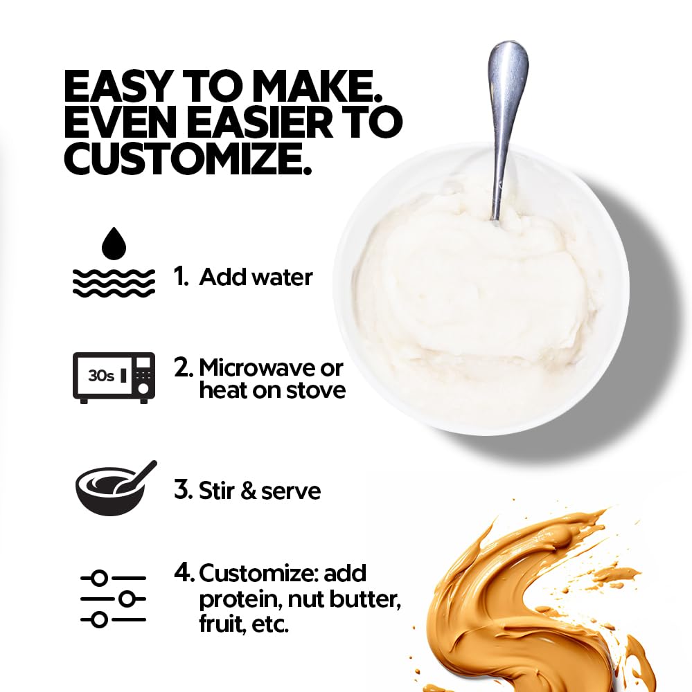 Elev8 measuring scoop showing portion control and 25 servings