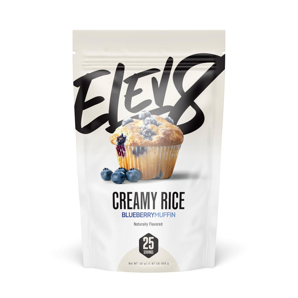 Elev8 Foods front package showing product name and 25 servings for easy stocking