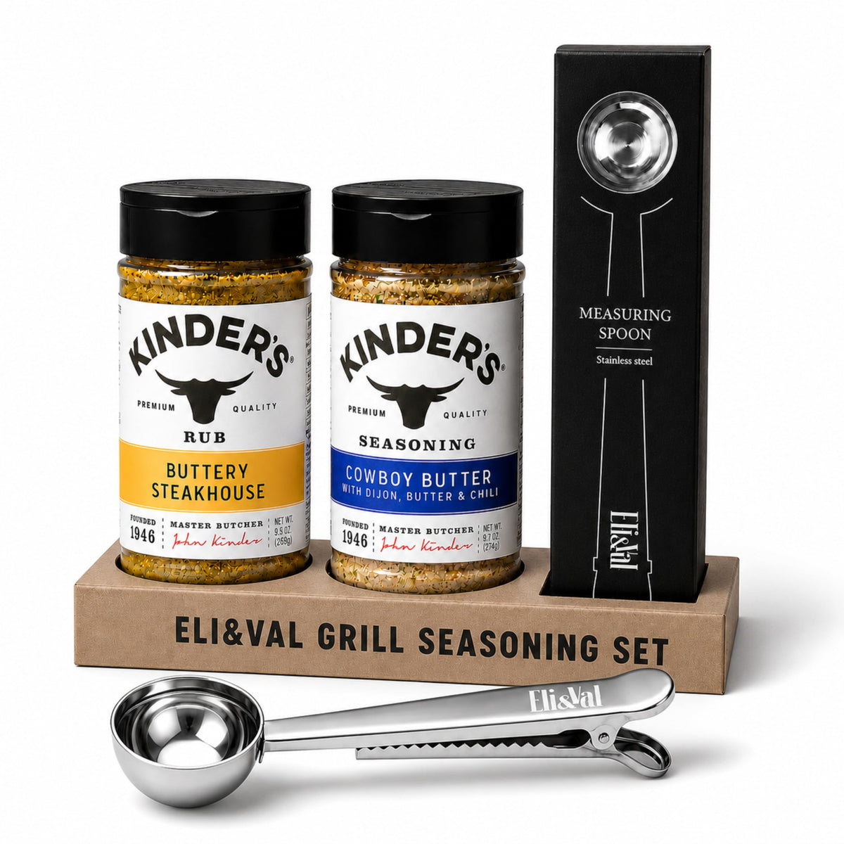 ELI&VAL front packaging bundle showing contents and organized gift appeal