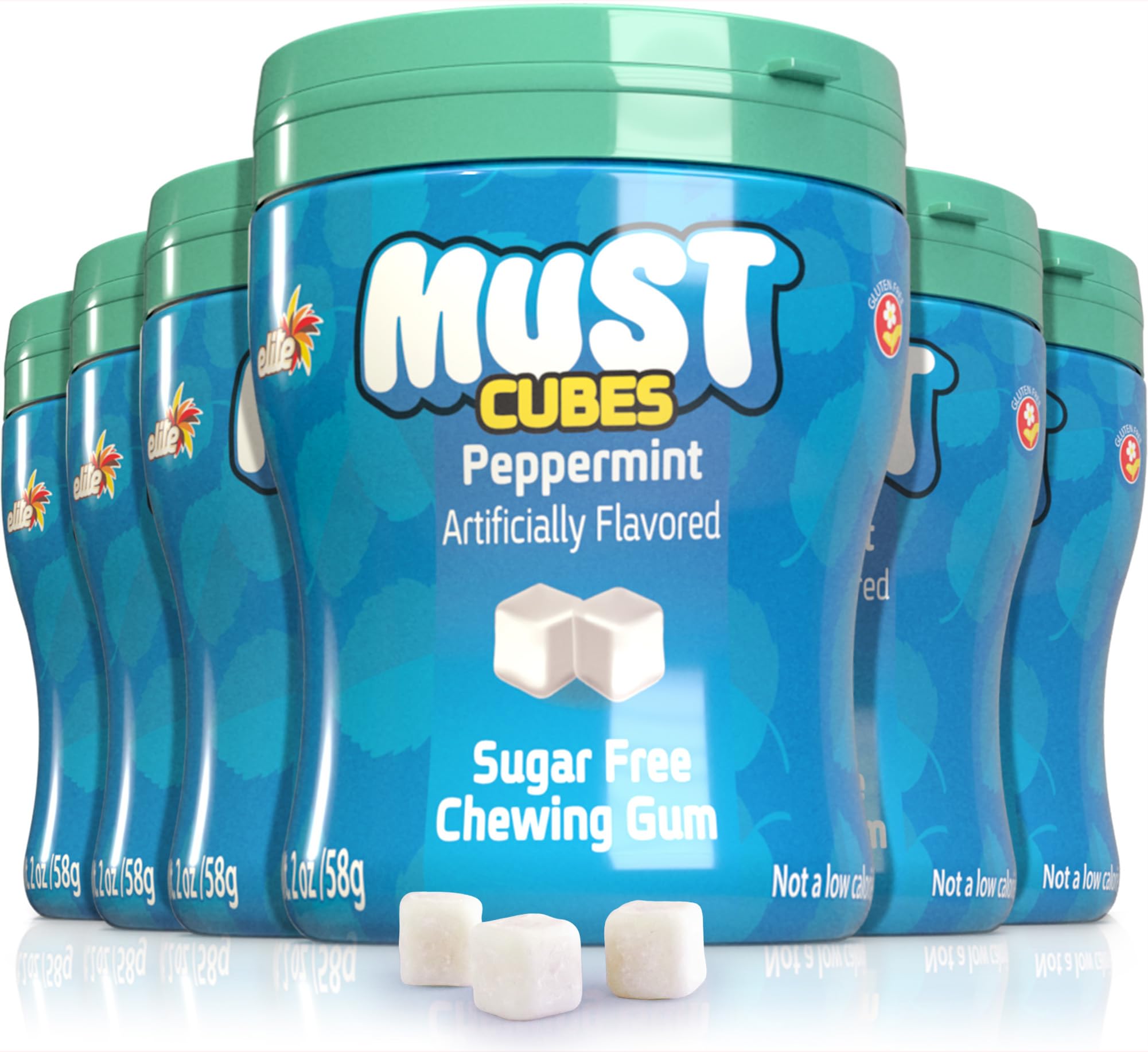 ELITE front packaging showing bottle and label, clear portable freshness
