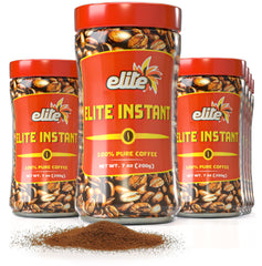 ELITE jar front packaging showing brand and 7oz size for convenient storage