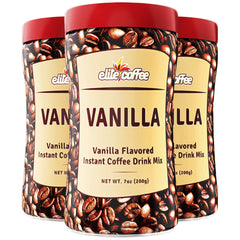 ELITE front tin packaging showing label and vanilla benefit