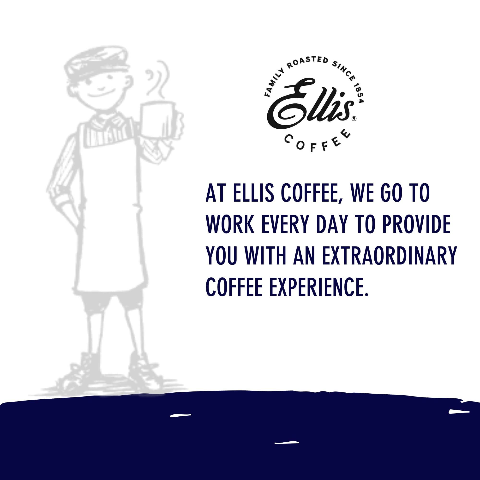 ELLIS COFFEE open box with 24 pods arrayed for gifting and office sharing