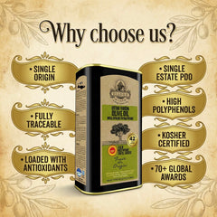 Ellora Farms tin and bottle side-by-side for size and packaging clarity