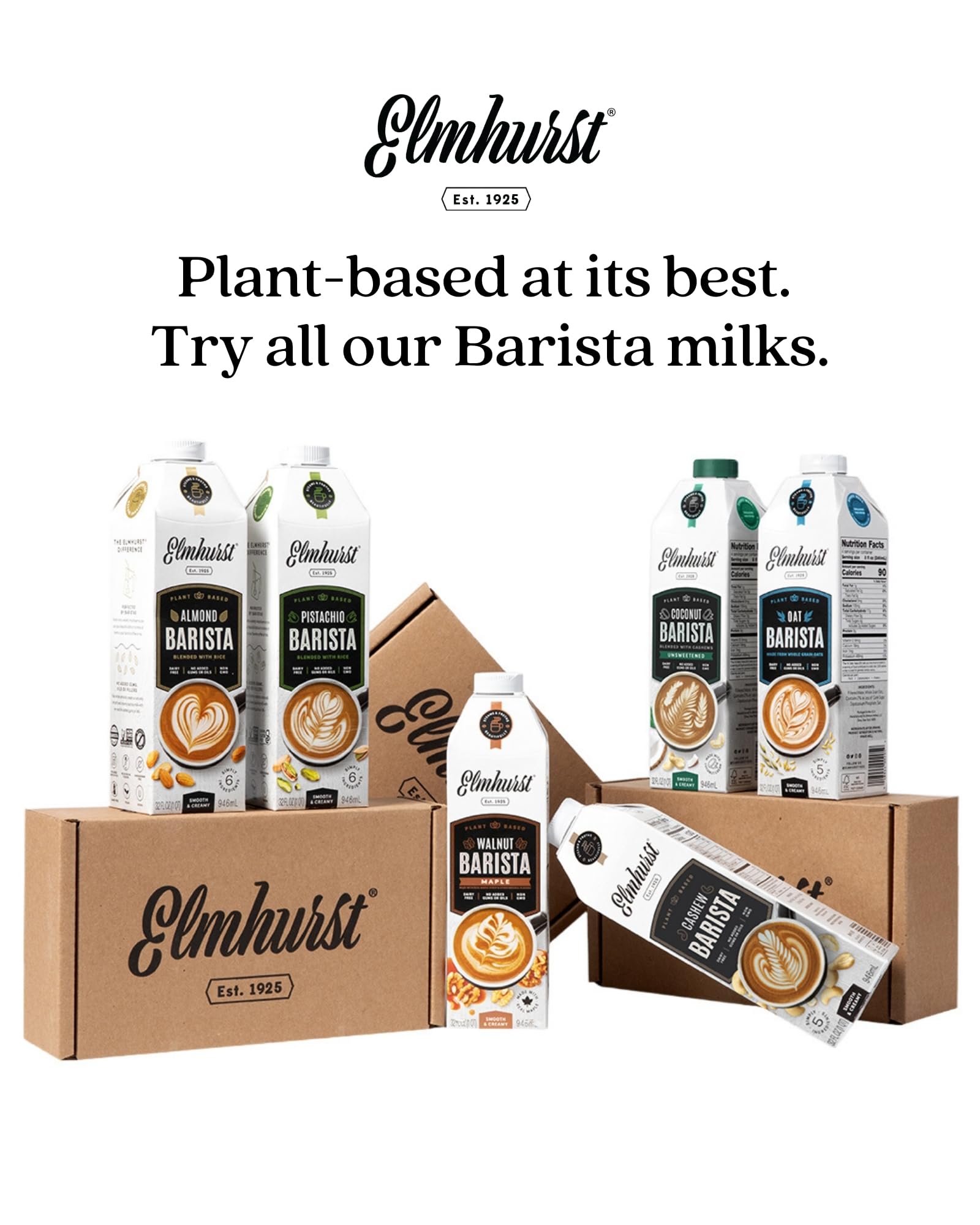 Elmhurst smoothie recipe lifestyle shot showing versatility in blended drinks