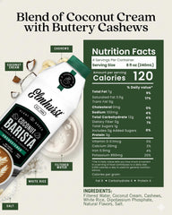 Elmhurst side nutrition label and ingredient list for transparent product information