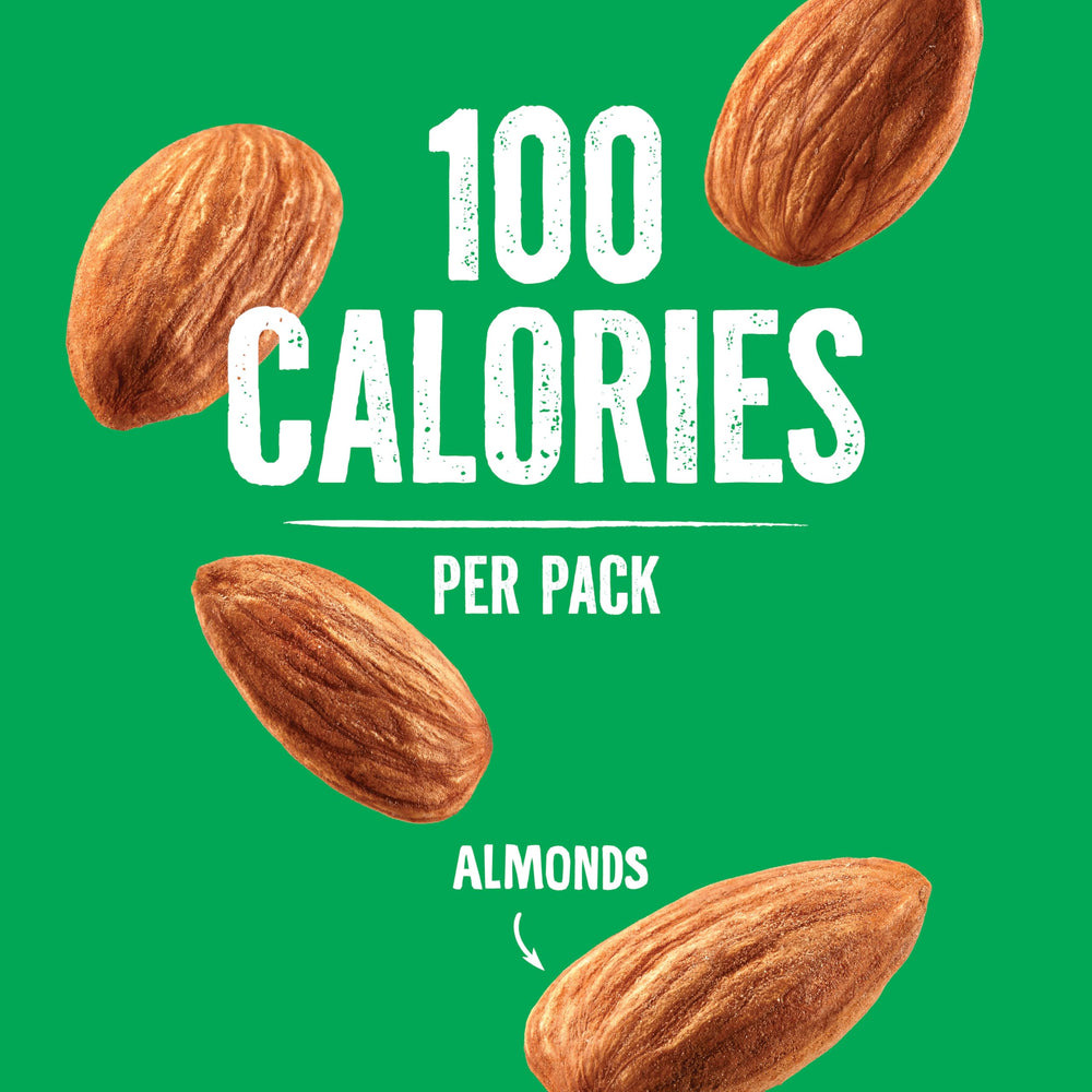 Emerald almonds in hand ready to eat demonstrating on-the-go convenience