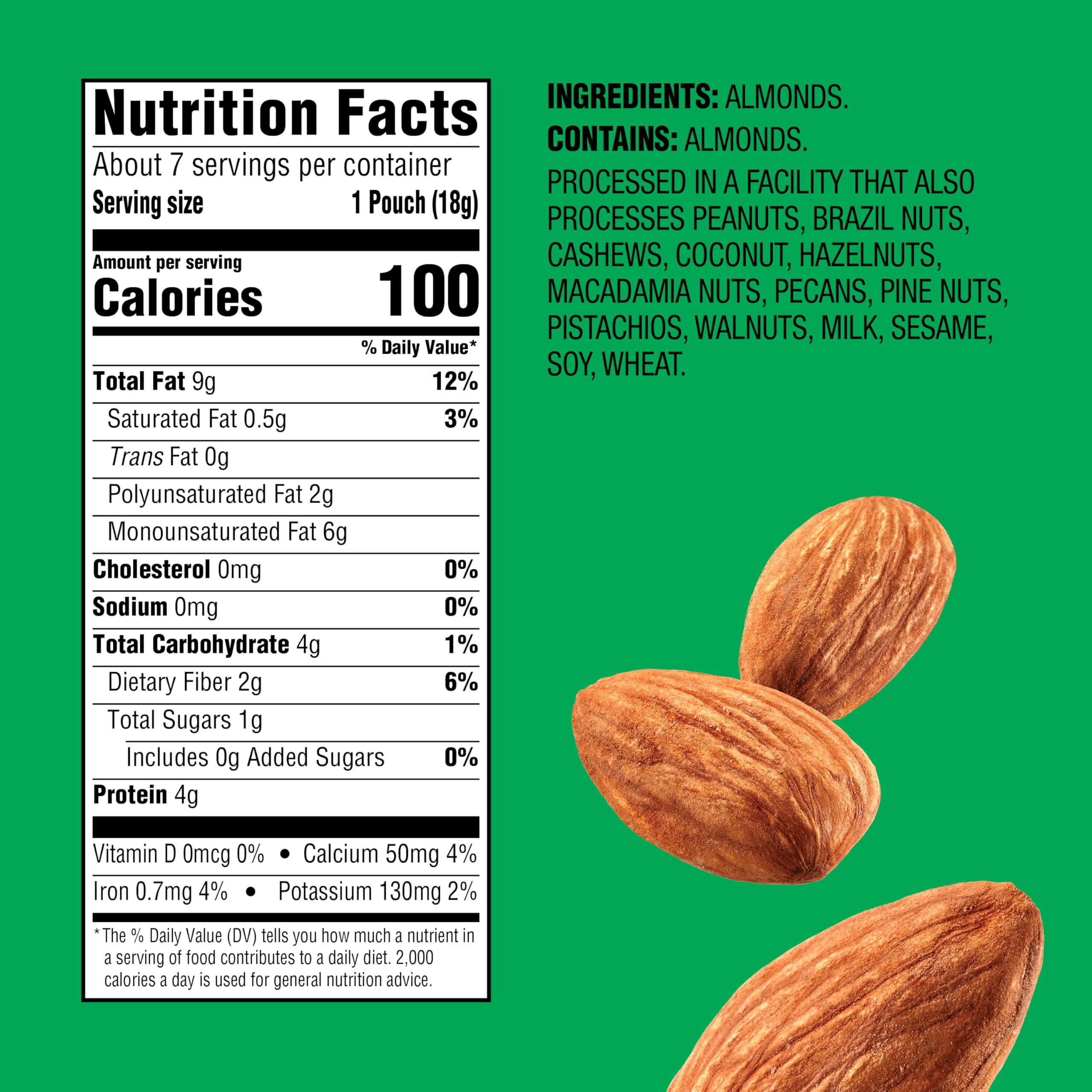 Emerald product label close-up showing Kosher and non-GMO certifications