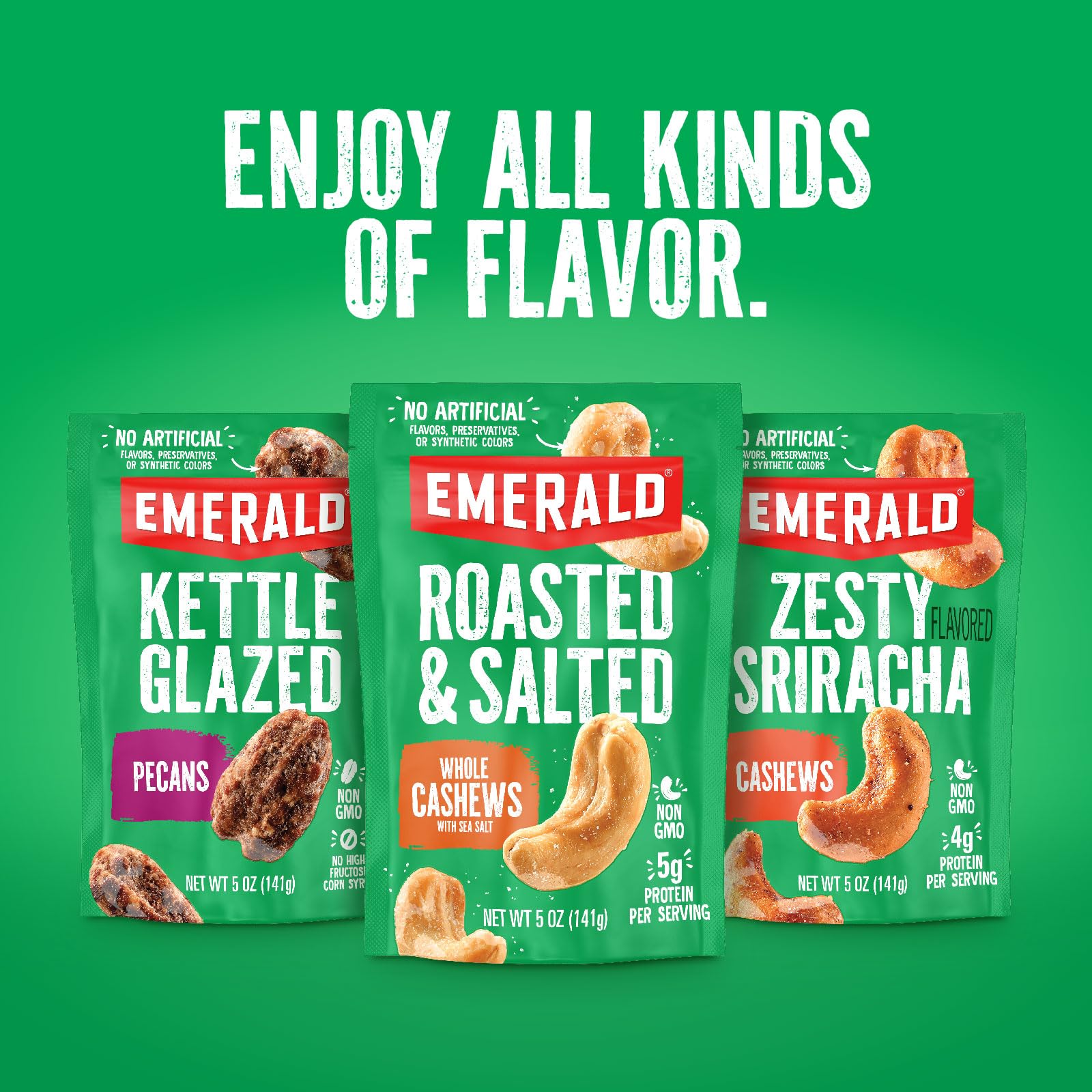 Emerald cashews served in a bowl ready to eat for quick, satisfying snacking