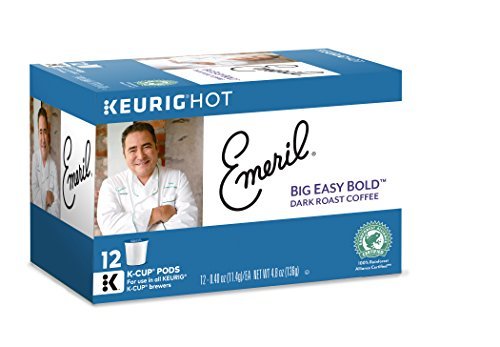Emeril Big Easy Bold front packaging shows bold roast and convenient 72-count supply