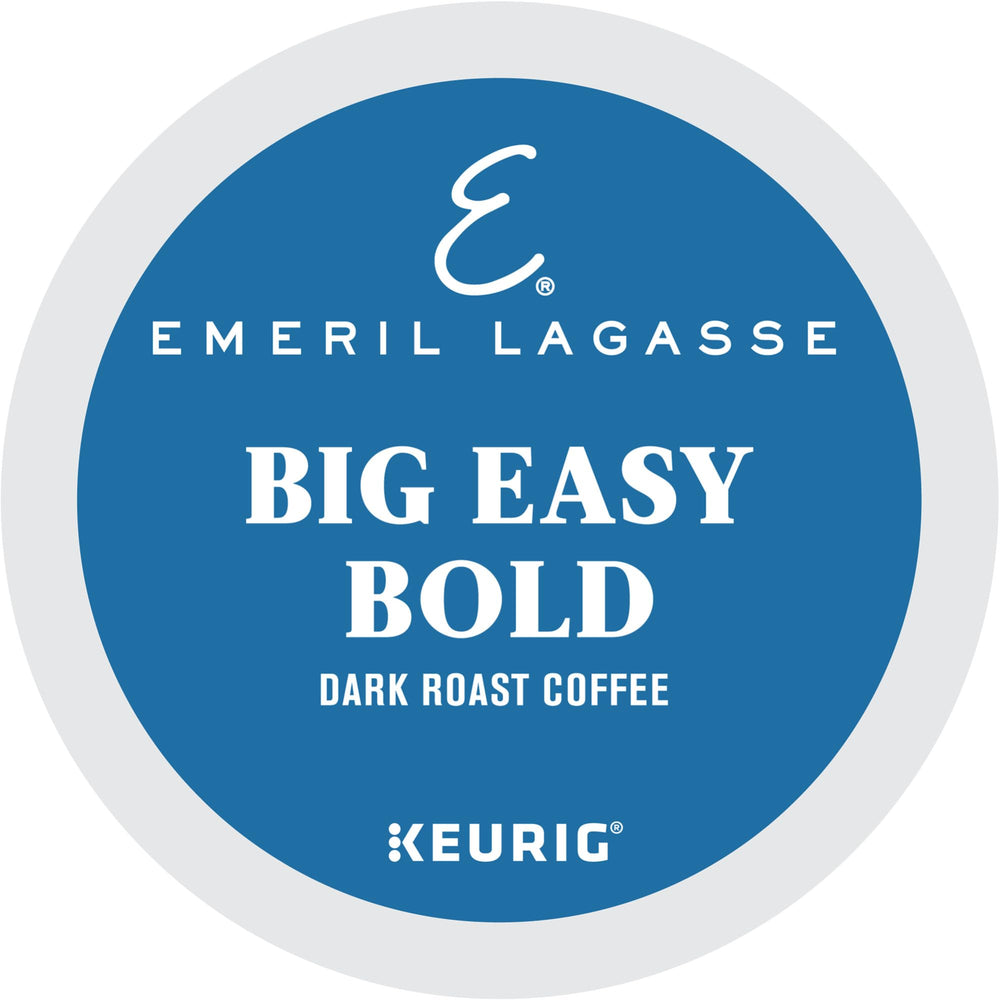 Emeril pod held in hand for scale showing convenient single-serve size