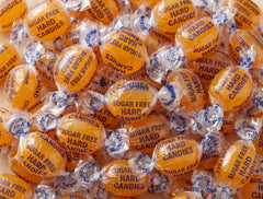EMPORIUM front packaging of 1 lb sugar free butterscotch bag showing brand and bulk benefit
