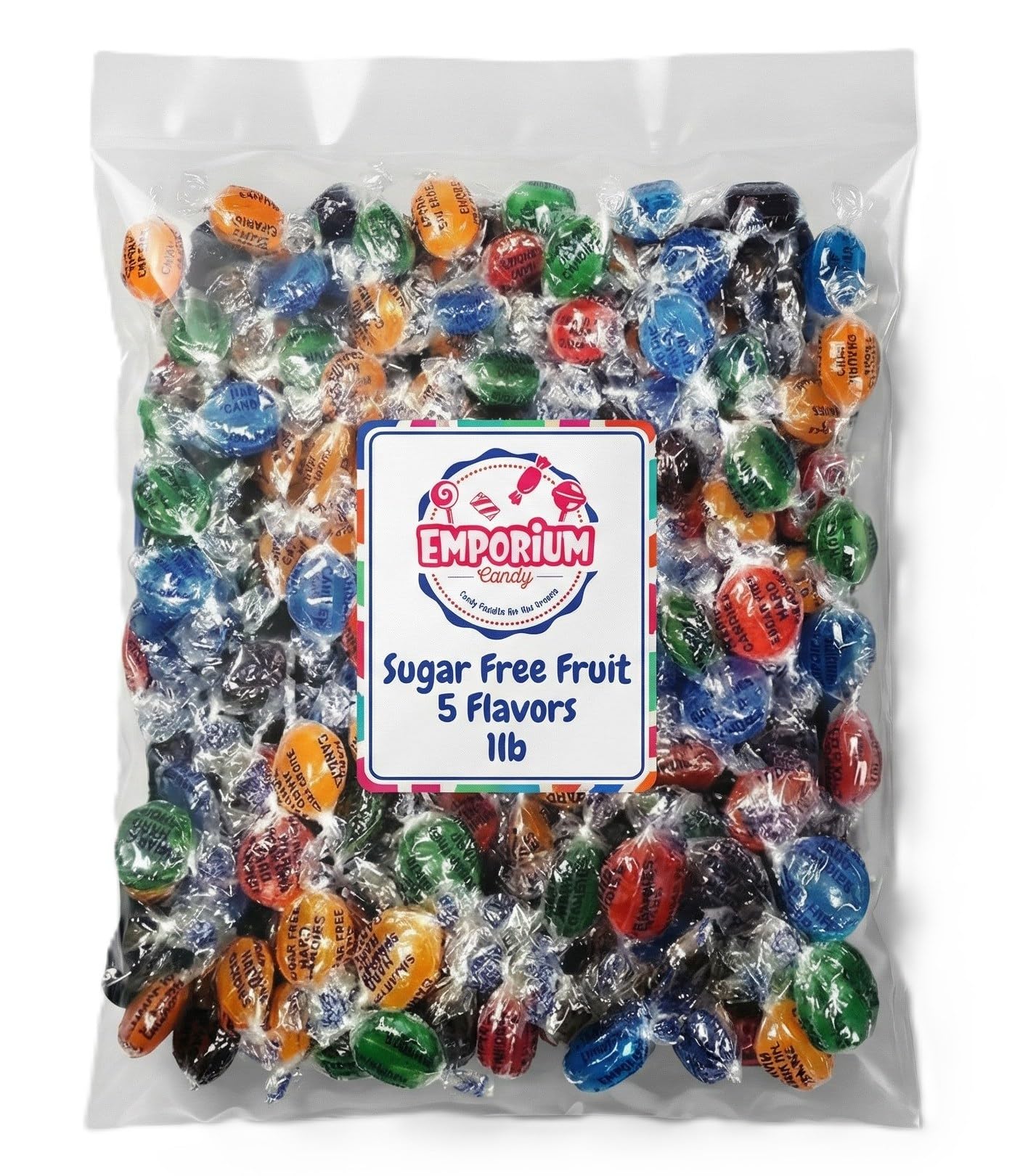 EMPORIUM CANDY TASTY TREATS close-up of hard candy texture for long-lasting flavor