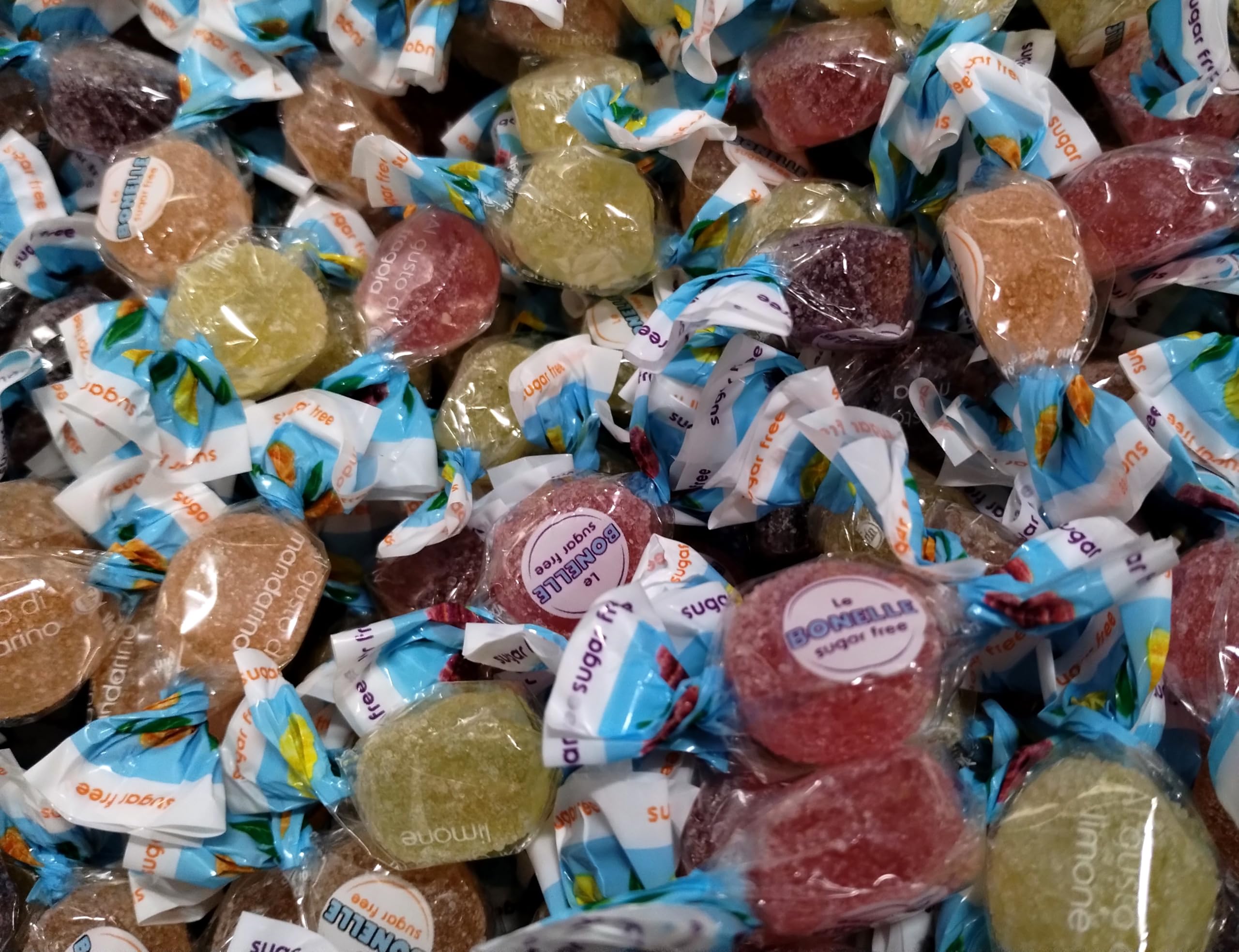 EMPERIUM CANDY label and ingredients panel, visual allergen and dietary info