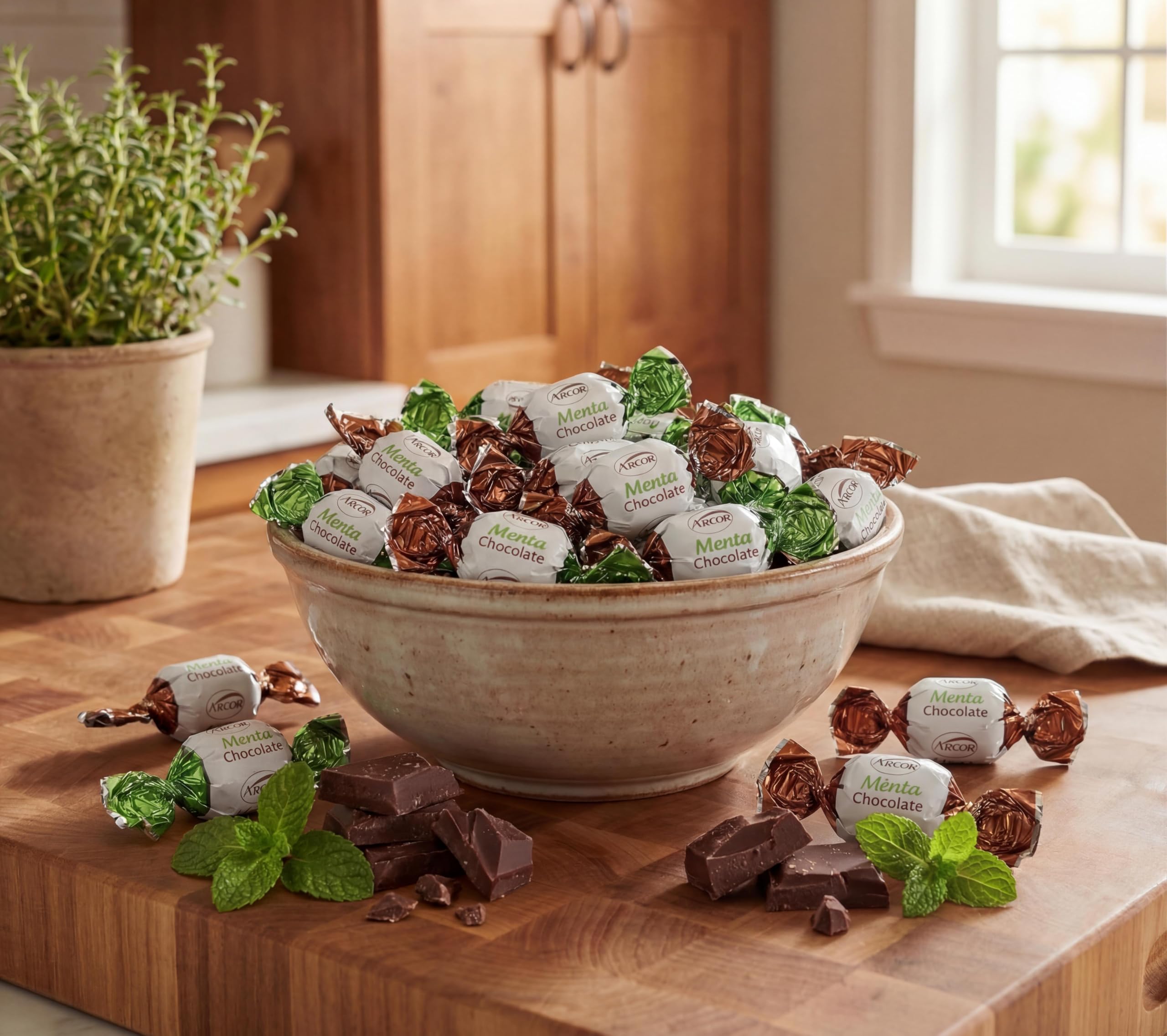 EMPORIUM CANDY loose pieces in a lunchbox for portable snacking