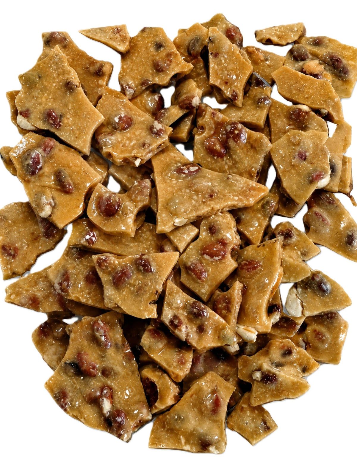 EMPORIUM CANDY front packaging showing 1 lb brittle, clear labeling and appeal