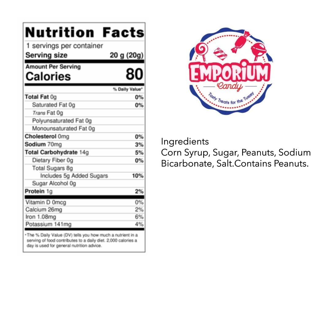 EMPORIUM CANDY open bag showing bulk 1 lb quantity and freshness retained