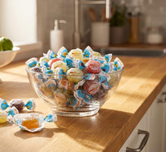 EMPERIUM CANDY assorted flavors in a bowl ready to refill candy dishes and jars