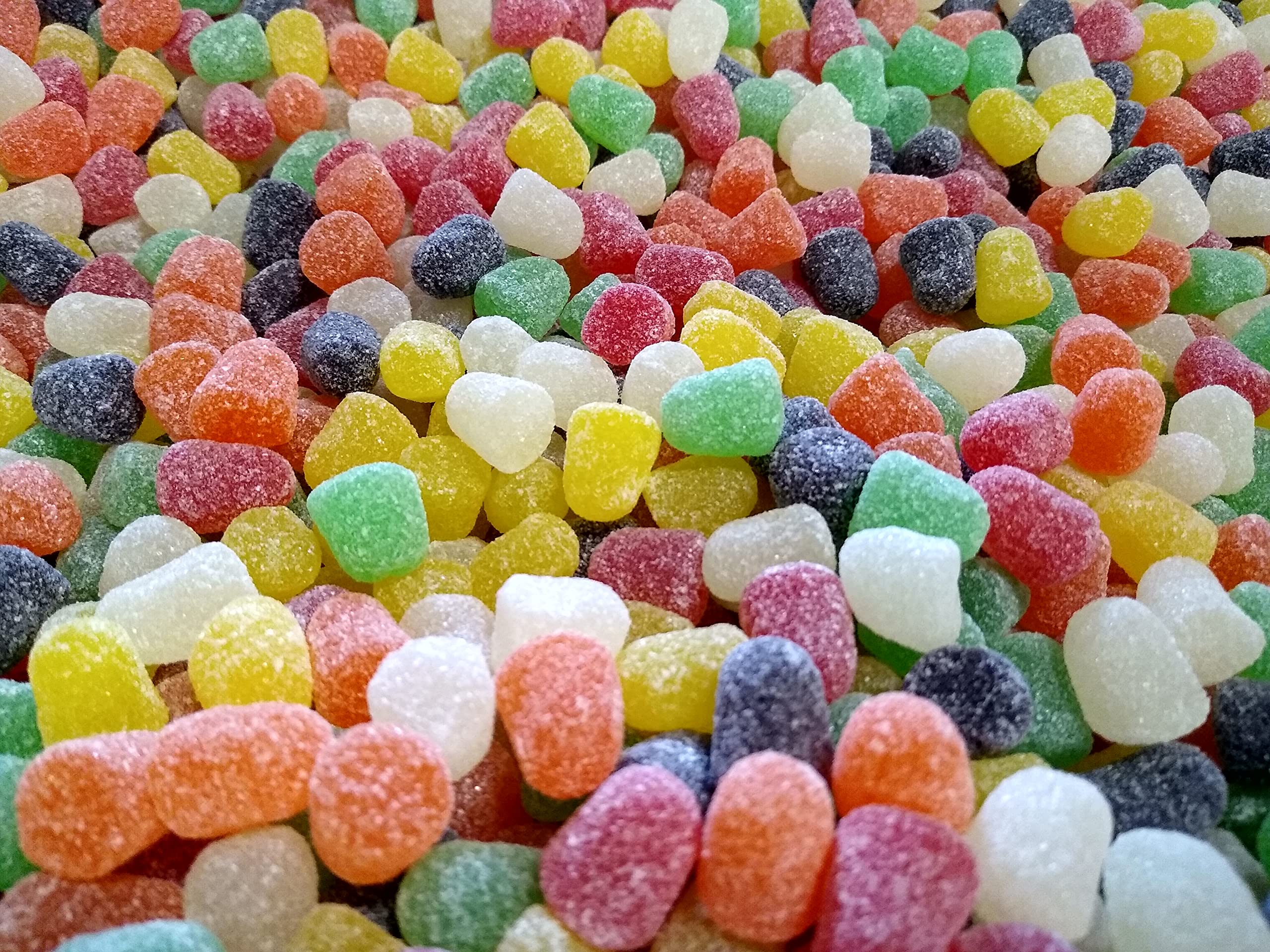Emporium Candy front packaging showing 2 lb bag and vibrant gumdrops