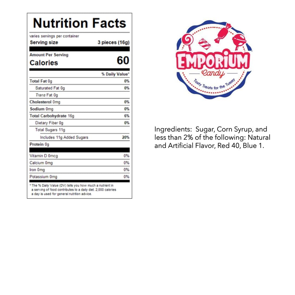 emporium label and nutrition zoom showing product information