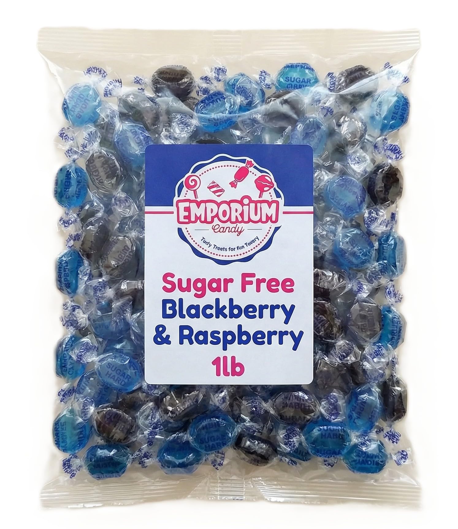 EMPORIUM individually wrapped candy pieces highlighting hygiene and portability