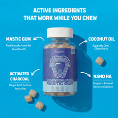 Enamint open bottle with 90 pieces for convenient daily oral care