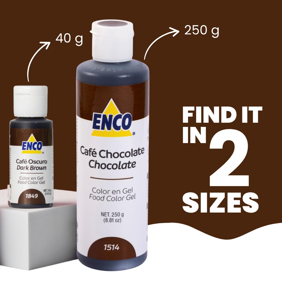 ENCO bottle beside scale highlighting 250g volume for frequent use