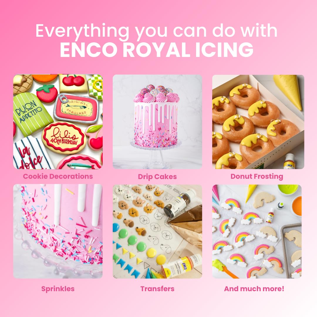 ENCO flooded cookie with glossy surface showing fast-drying and shine