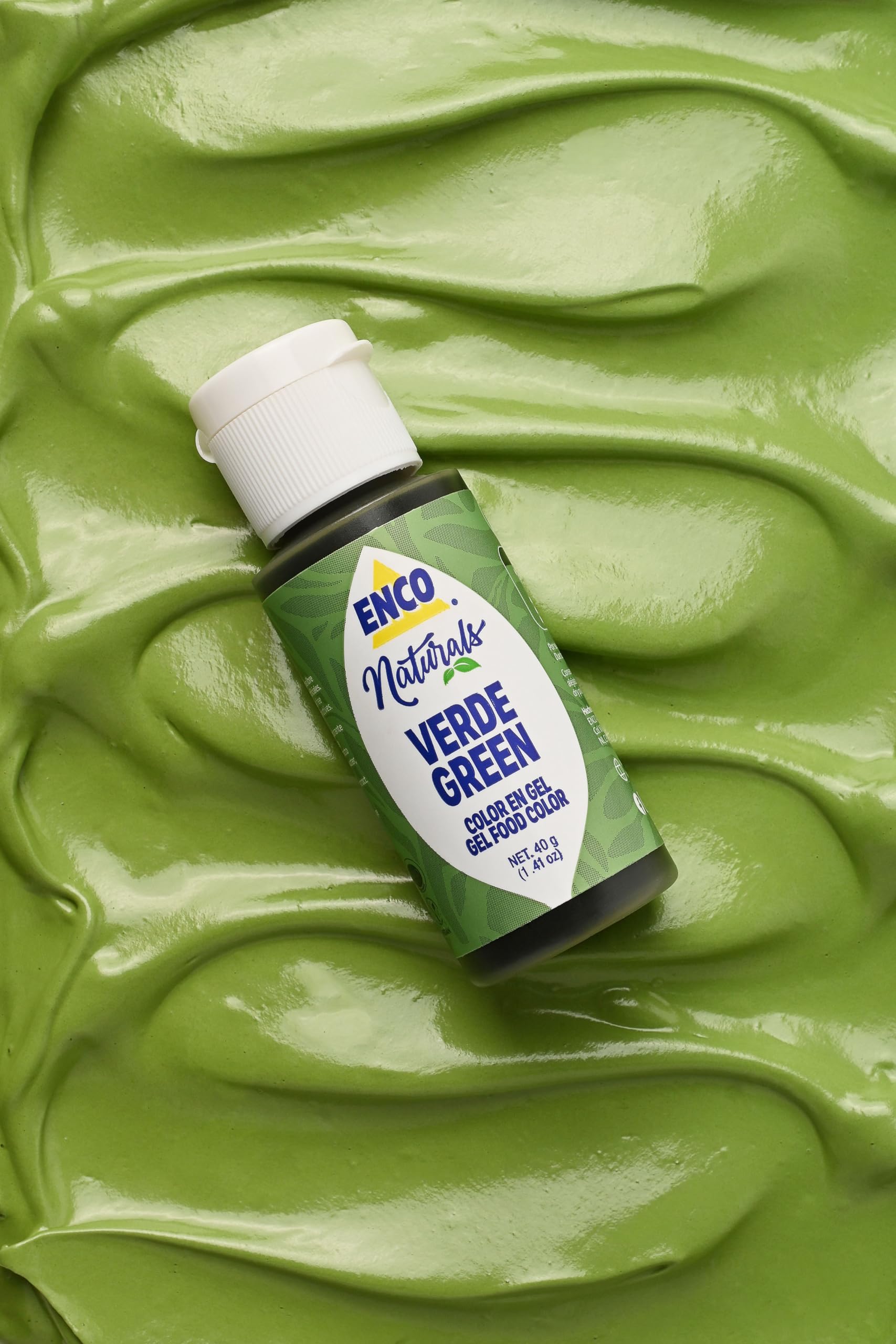 ENCO open jar texture close-up showing thick gel for precise dosing benefit